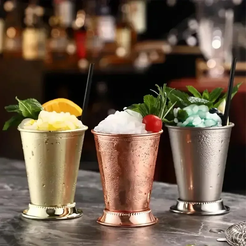 Wine Beer Mix - Edelstahl Mint Julep Becher - Cocktail-Trinkgefäß