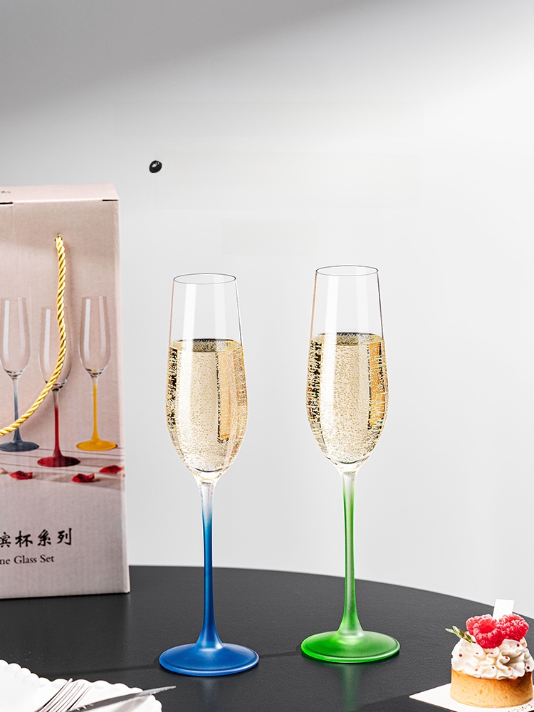 Wine Glass Set Crystal - 2026 Neues Champagnergläser-Set für Zuhause, Kristallgläser