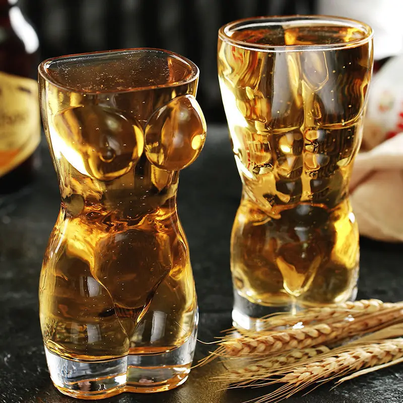 Kreative Bier Gläser Körper Ku – Wine Beer Mixed Drinks Bewertung und Preis
