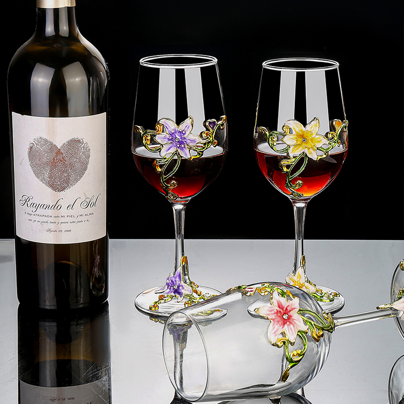 Emaille-Kristall-Vintage-Beche – Wine Glass Set Crystal Bewertung und Preis