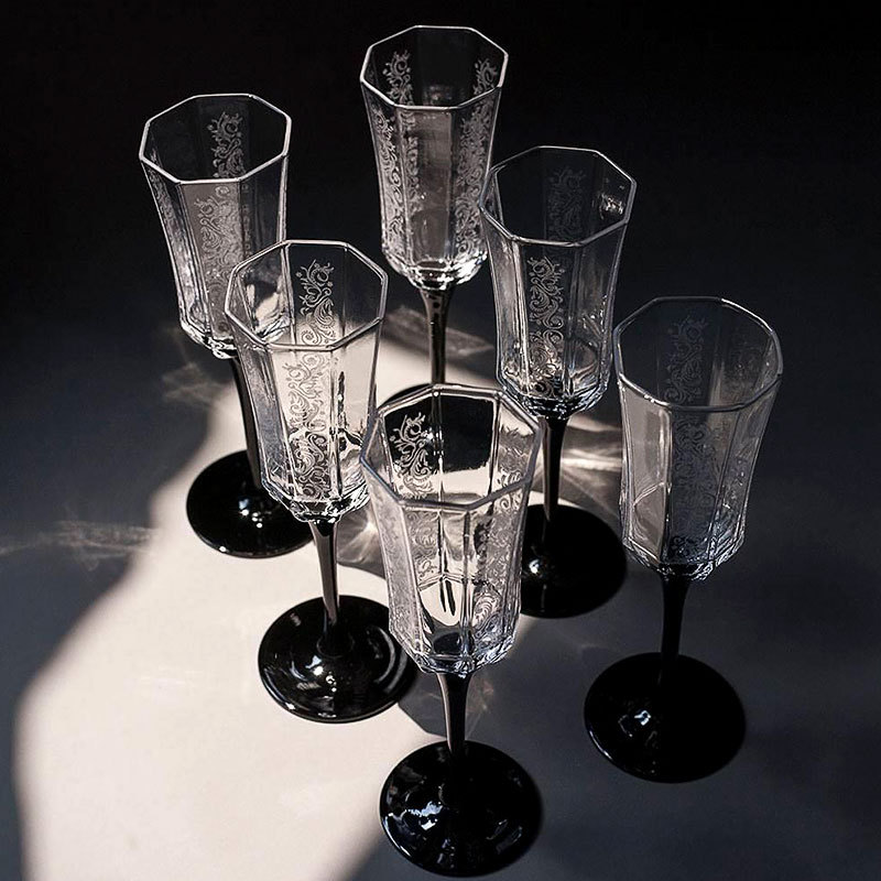 Französischer Vintage Champagn – Wine Glass Set Crystal Bewertung und Preis