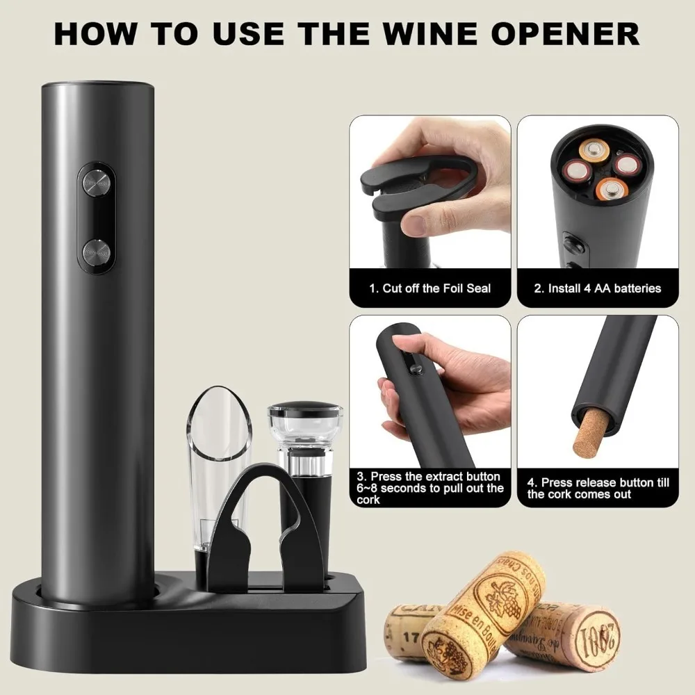 Elektrisches Weinflaschenöffne – Wine Opener Electric Bewertung und Preis