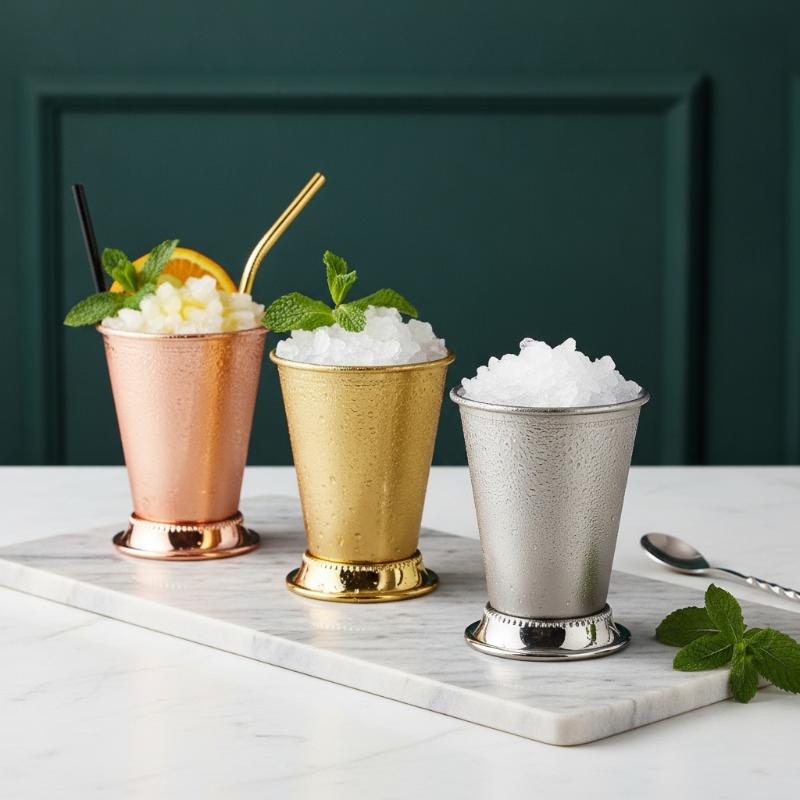 Edelstahl-Mint-Julep-Becher -  – Wine Beer Mixed Drinks Bewertung und Preis